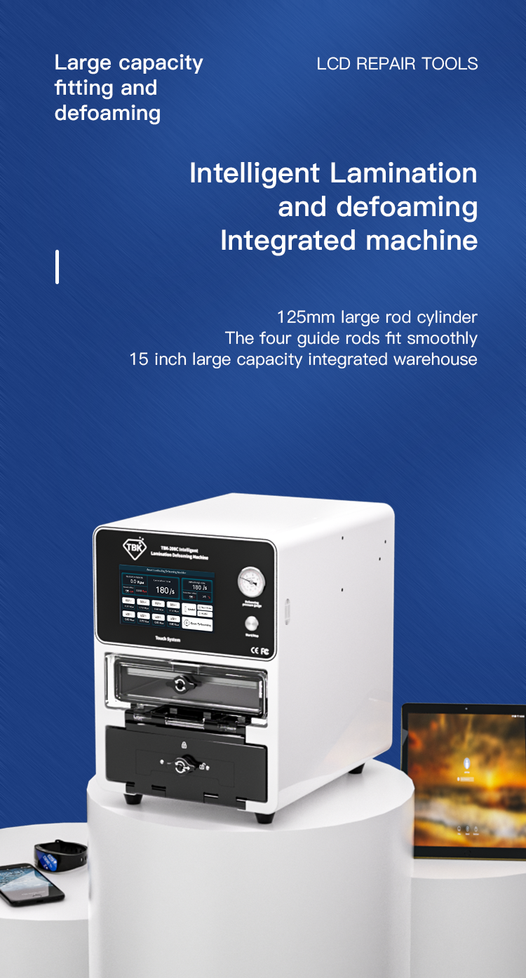 Bonding Defoaming Integrated Machine TBK208C intelligent curved screen laminating and defoaming integrated ...